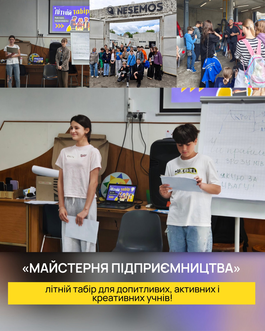 У ліцеї стартувала «Майстерня підприємництва»